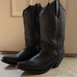 Real Leather Cowgirl Boots